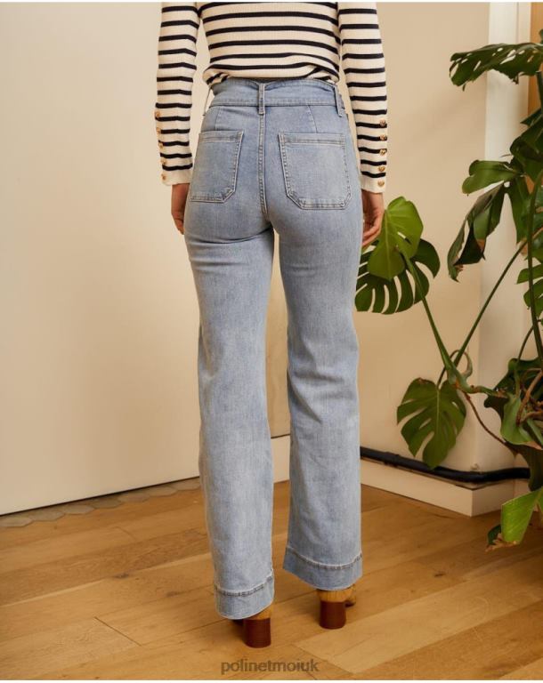 Clothing Polin et moi Zube Belt Pants DENIM J4DB6337