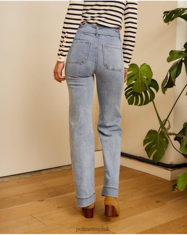 Clothing Polin et moi Zube Belt Pants DENIM J4DB6337