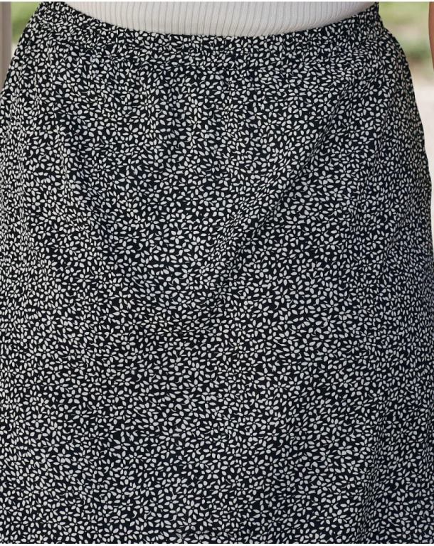 Clothing Polin et moi Cross skirt Savanna black J4DB6310