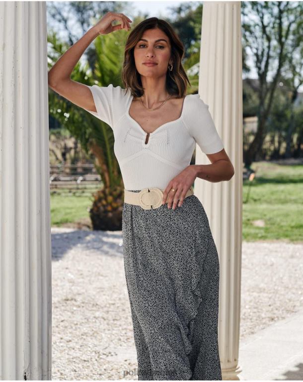 Clothing Polin et moi Cross skirt Savanna black J4DB6310