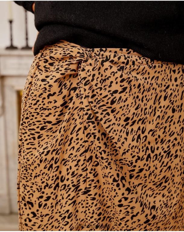 Clothing Polin et moi Jade Knot Skirt camel J4DB6312