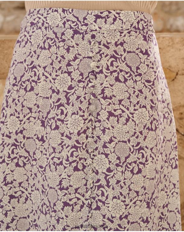 Clothing Polin et moi Midi Trinity Skirt Lilac J4DB6307