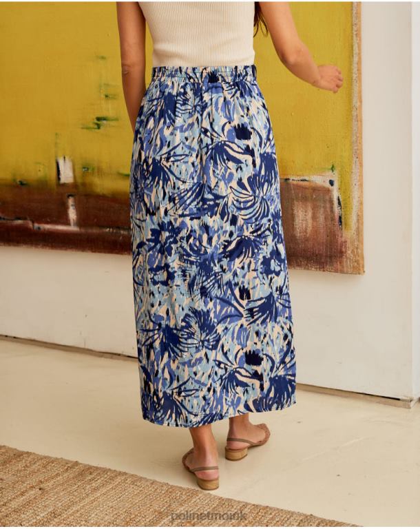 Clothing Polin et moi Nago Leaf Skirt Atlantic J4DB6300