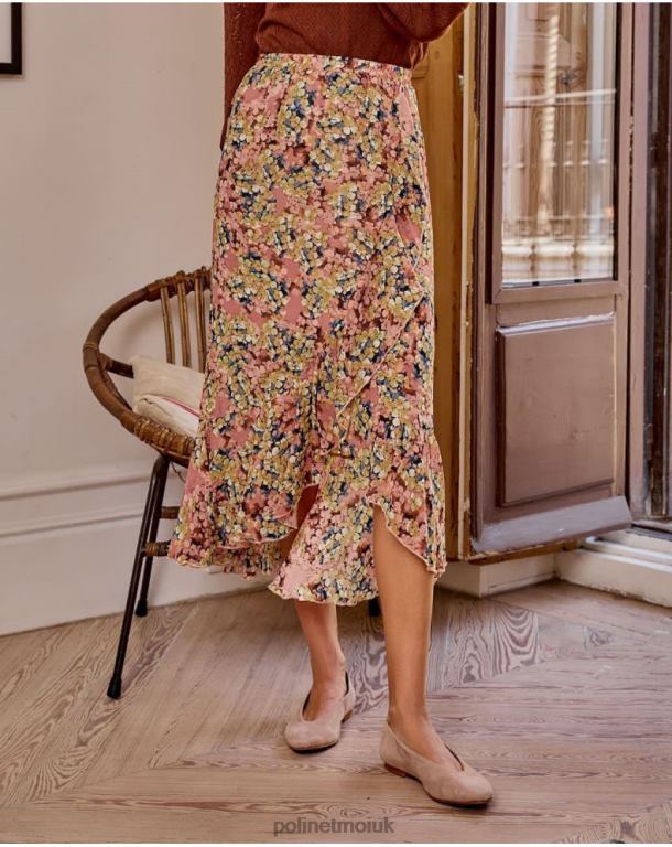 Clothing Polin et moi Skirt Ruffle Iraide Rose J4DB6324