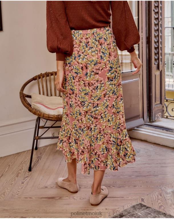 Clothing Polin et moi Skirt Ruffle Iraide Rose J4DB6324