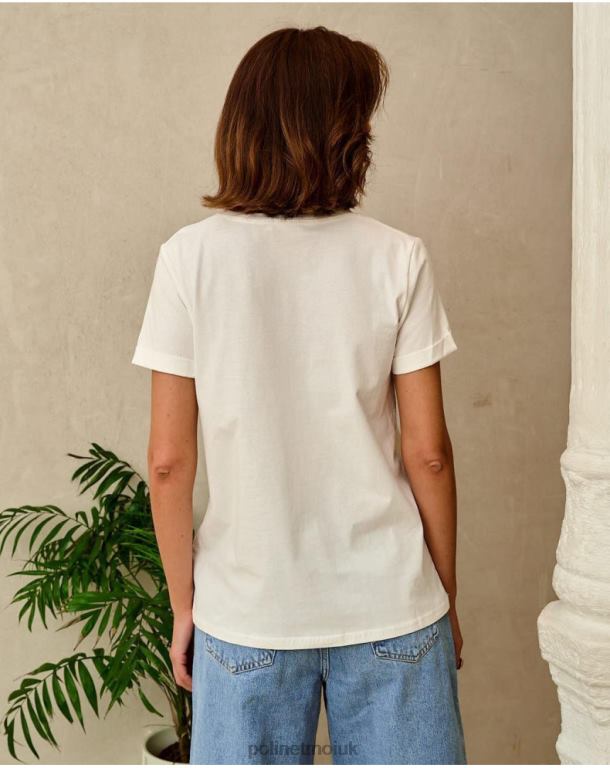 Clothing Polin et moi Idoya Hearts T-shirt WHITE J4DB6282