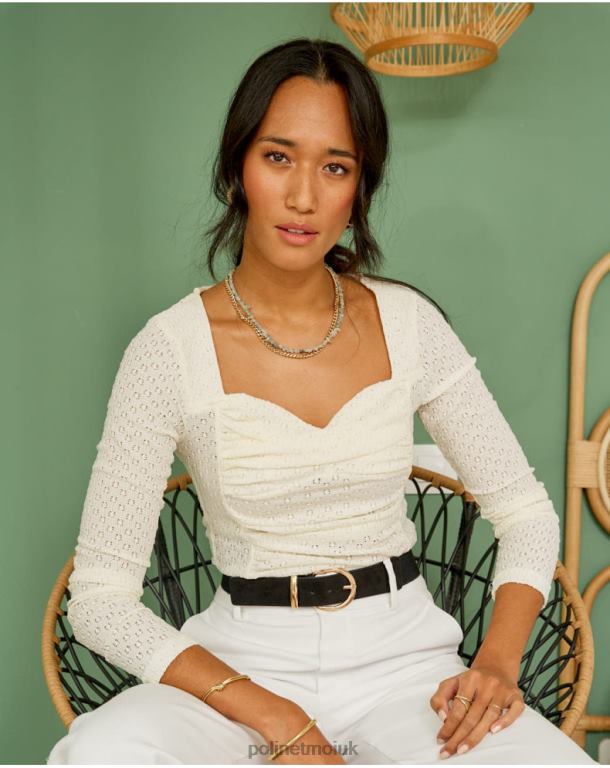 Clothing Polin et moi Top Cleavage Grace Raw J4DB6258