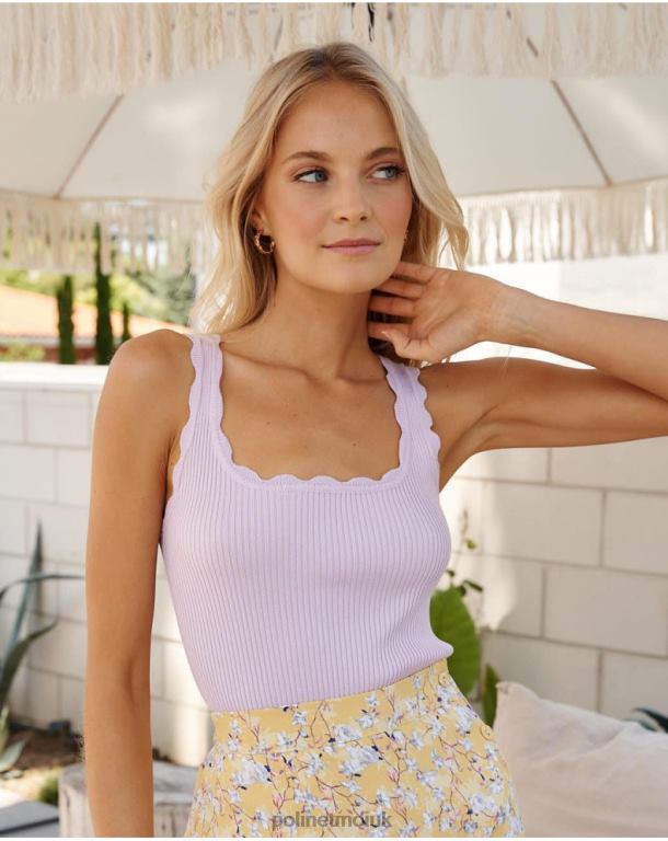 Clothing Polin et moi Top Knitted Adara Lilac J4DB6249