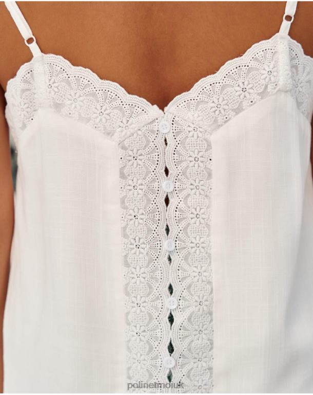 Clothing Polin et moi Top Lingerie Lalia WHITE J4DB6246
