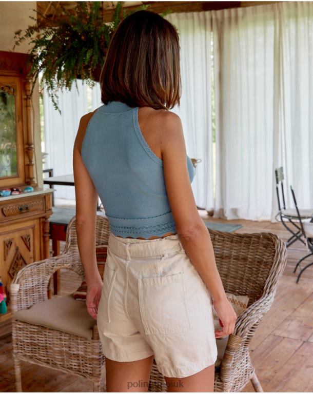 Clothing Polin et moi Top Picos Elvira Celestial J4DB6260