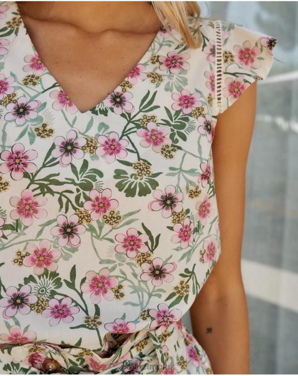 Clothing Polin et moi Top Romantic Mayan APPLE GREEN/ MINT J4DB6245