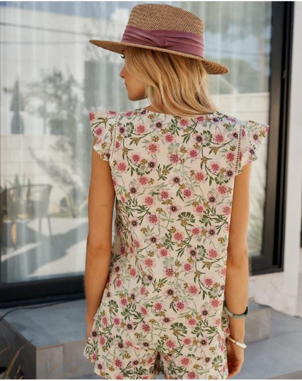 Clothing Polin et moi Top Romantic Mayan APPLE GREEN/ MINT J4DB6245