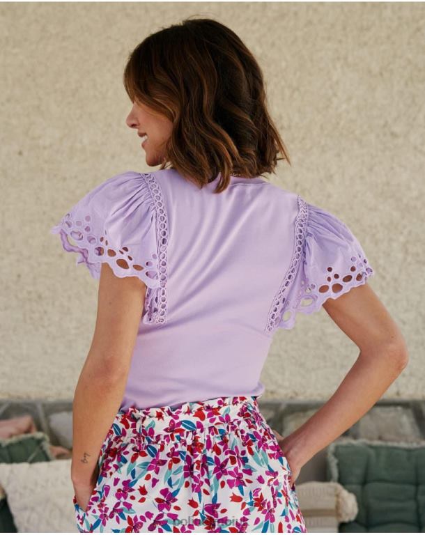 Clothing Polin et moi Top Ruffled Trixie Mallow J4DB6254