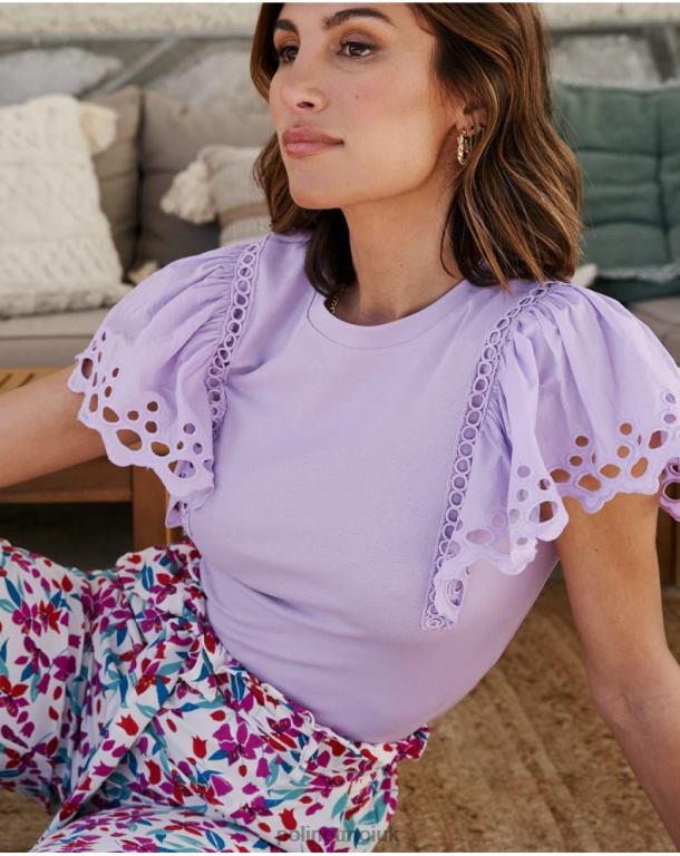 Clothing Polin et moi Top Ruffled Trixie Mallow J4DB6254