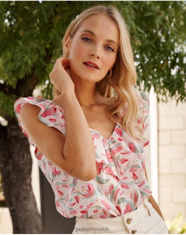 Clothing Polin et moi Top ruffle Sheila MAKEUP J4DB6247