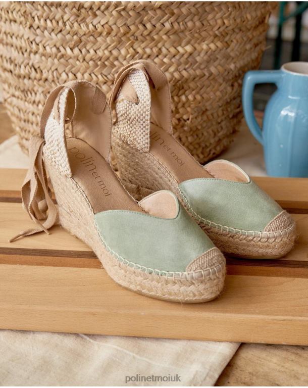 Footwear Polin et moi Alpadrille Heart Lilith Turquoise J4DB6513