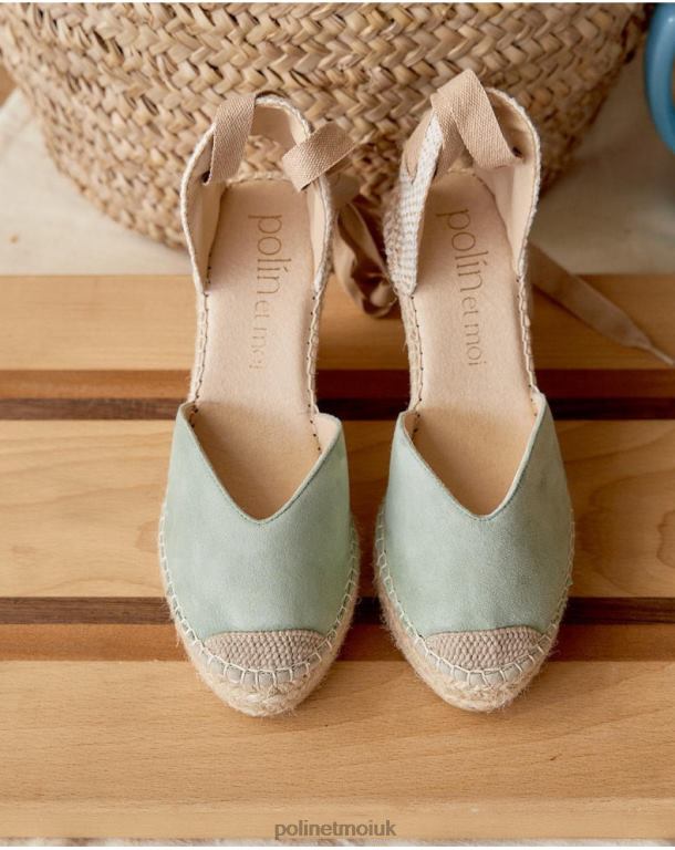 Footwear Polin et moi Alpadrille Heart Lilith Turquoise J4DB6513