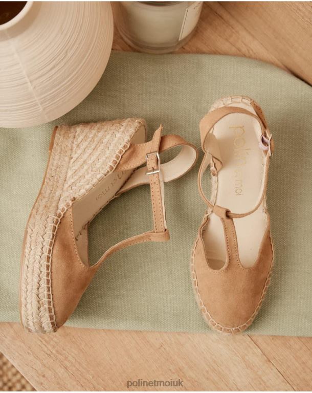 Footwear Polin et moi Country espadrille Janne camel J4DB6490