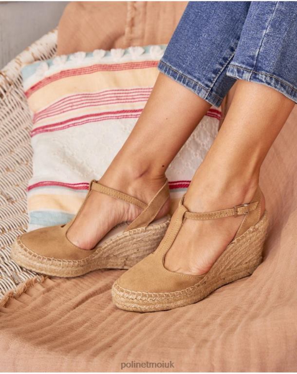 Footwear Polin et moi Country espadrille Janne camel J4DB6490