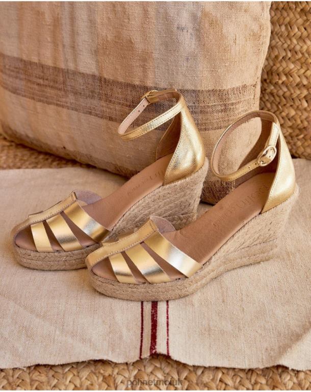 Footwear Polin et moi Crabeater Espadrille Tatianna GOLD/PLATINUM J4DB6413