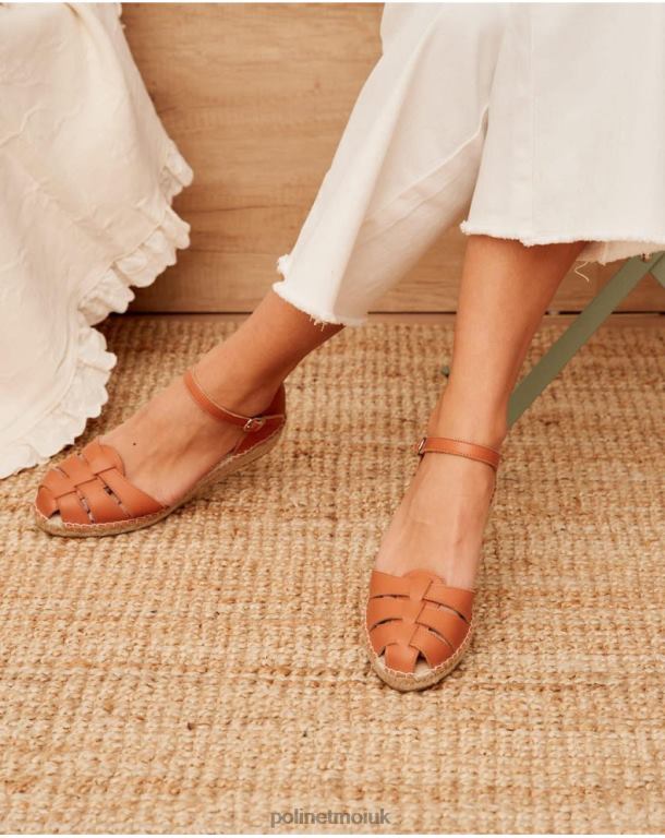 Footwear Polin et moi Crabeater espadrille Anna Leather J4DB6494