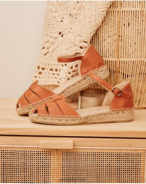 Footwear Polin et moi Crabeater espadrille Anna Leather J4DB6494