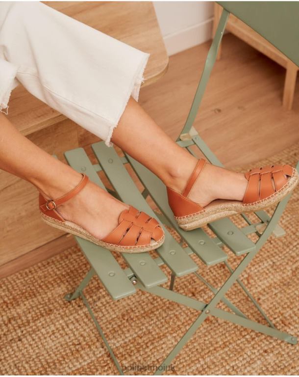 Footwear Polin et moi Crabeater espadrille Anna Leather J4DB6494