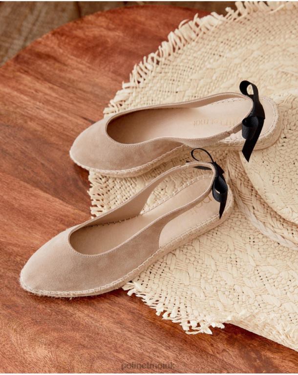 Footwear Polin et moi Espadrille Bow Natasha camel J4DB6421