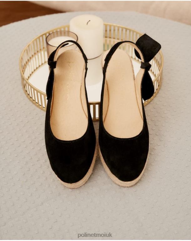 Footwear Polin et moi Espadrille Bow Zinaida black J4DB6462