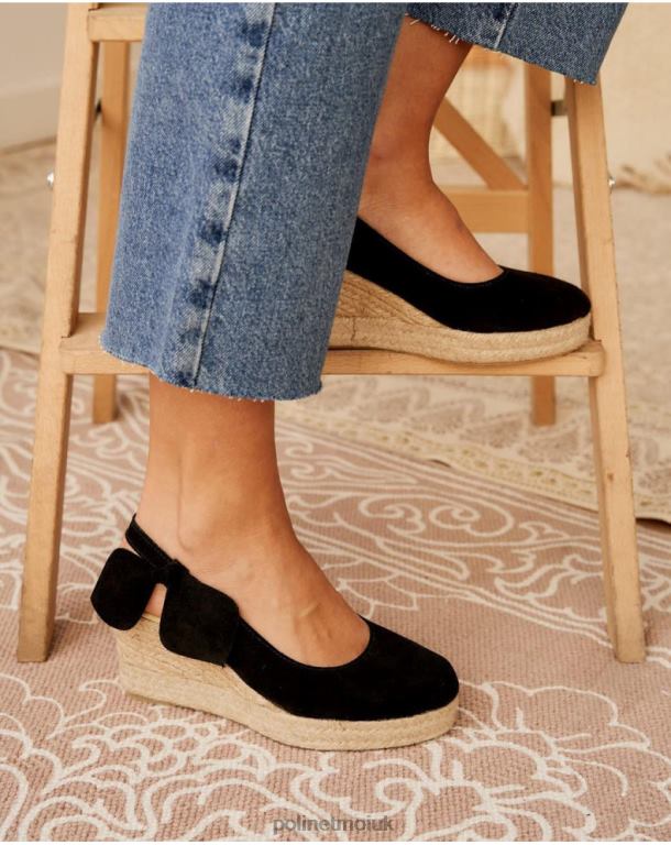 Footwear Polin et moi Espadrille Bow Zinaida black J4DB6462