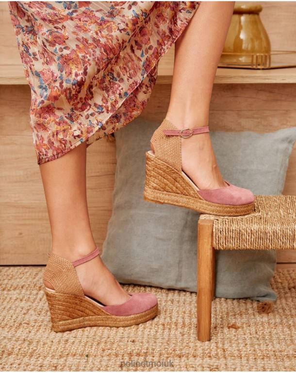 Footwear Polin et moi Espadrille Eleonora Neckline Raspberry J4DB6484