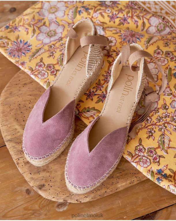 Footwear Polin et moi Espadrille Heart Gabriela lavender J4DB6422