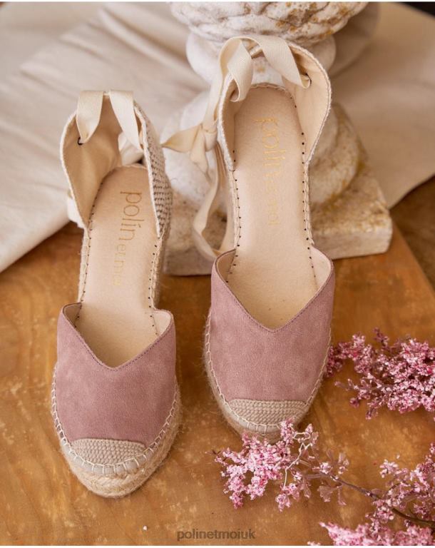 Footwear Polin et moi Espadrille Heart Tori lavender J4DB6431