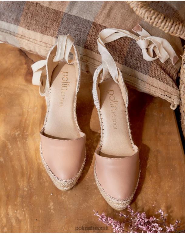 Footwear Polin et moi Espadrille Napa June Nude J4DB6481