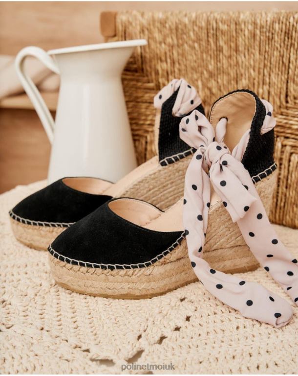 Footwear Polin et moi Espadrille Platform Sky black J4DB6412