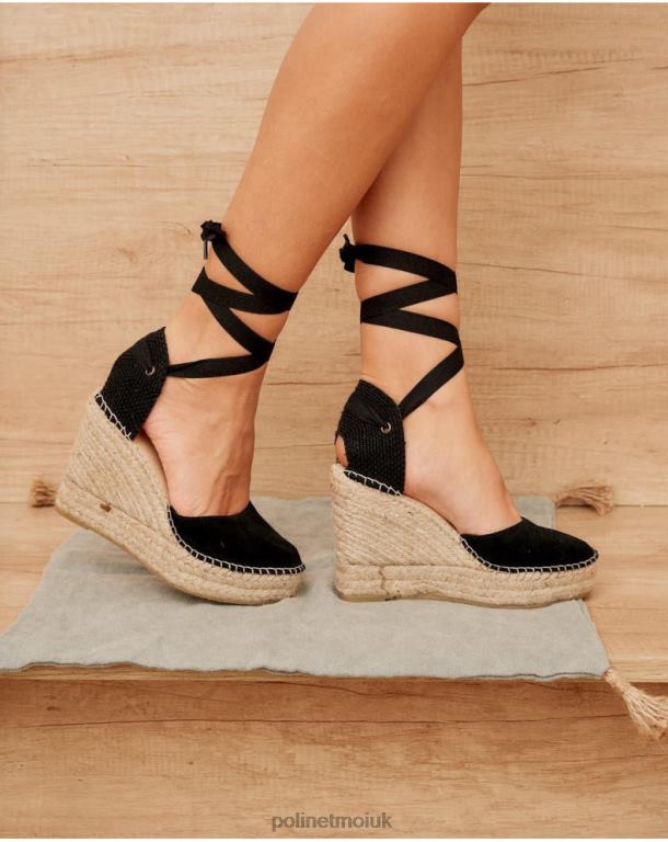 Footwear Polin et moi Espadrille Platform Sky black J4DB6412