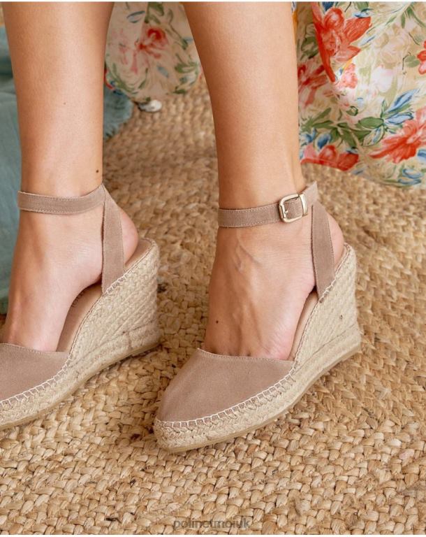 Footwear Polin et moi Espadrille undercut izzy Taupe J4DB6473