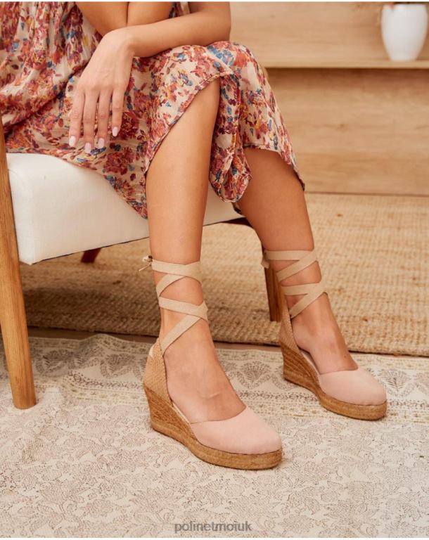 Footwear Polin et moi Espadrilles Ribbons Jada Nude J4DB6446