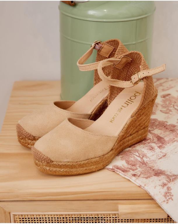 Footwear Polin et moi Fabrizia Wedge Espadrille Sand J4DB6476