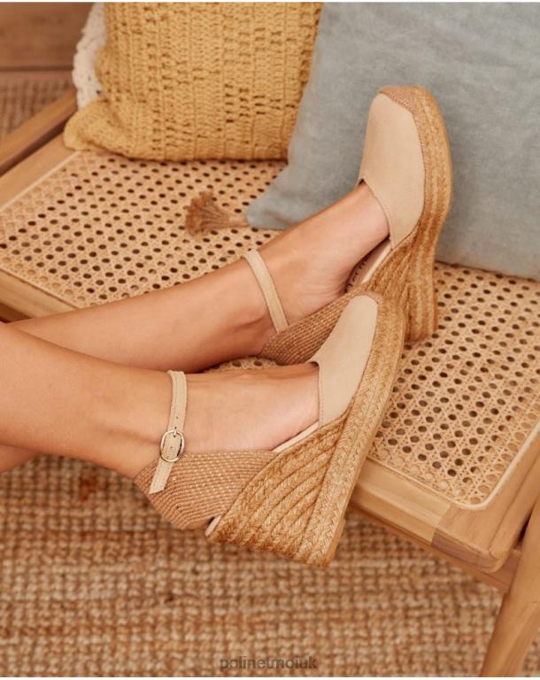 Footwear Polin et moi Fabrizia Wedge Espadrille Sand J4DB6476