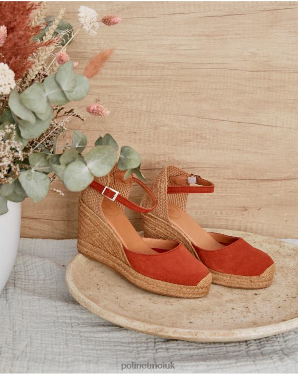 Footwear Polin et moi Fabrizia Wedge Espadrille TERRACOTTA J4DB6430