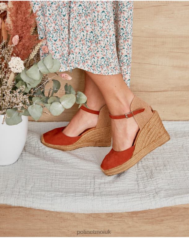 Footwear Polin et moi Fabrizia Wedge Espadrille TERRACOTTA J4DB6430