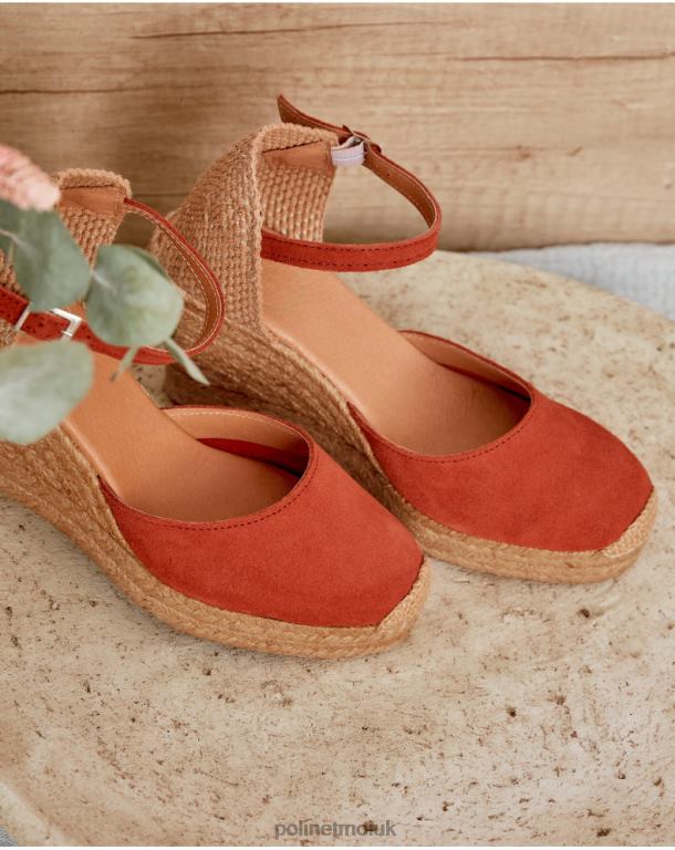 Footwear Polin et moi Fabrizia Wedge Espadrille TERRACOTTA J4DB6430