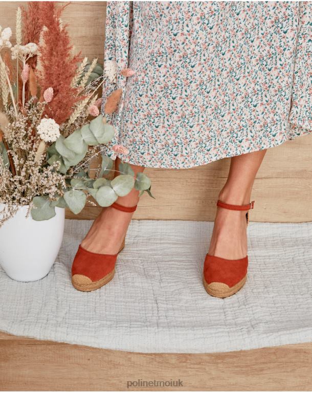 Footwear Polin et moi Fabrizia Wedge Espadrille TERRACOTTA J4DB6430