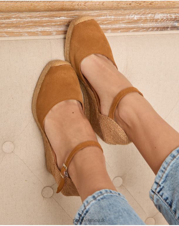 Footwear Polin et moi Fabrizia Wedge Espadrille camel J4DB6480