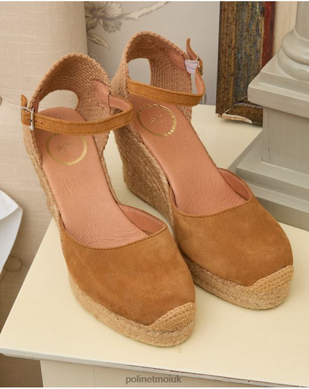 Footwear Polin et moi Fabrizia Wedge Espadrille camel J4DB6480