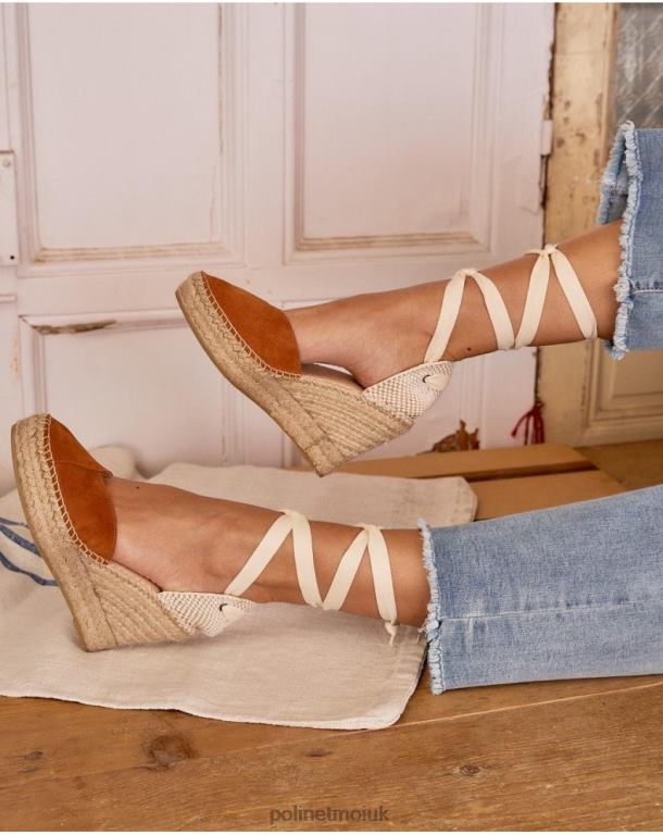 Footwear Polin et moi Gianna Cross Espadrille Tile J4DB6464