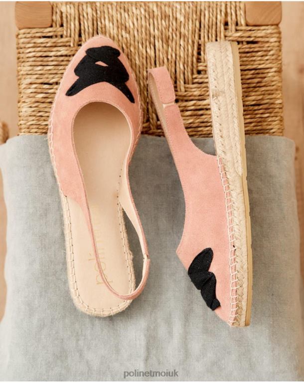 Footwear Polin et moi Mallory Cross Espadrille Rose J4DB6426