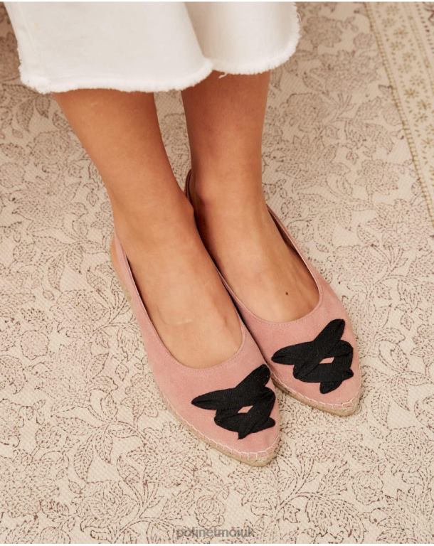 Footwear Polin et moi Mallory Cross Espadrille Rose J4DB6426