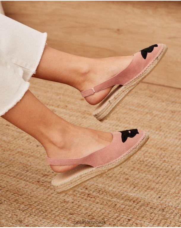Footwear Polin et moi Mallory Cross Espadrille Rose J4DB6426